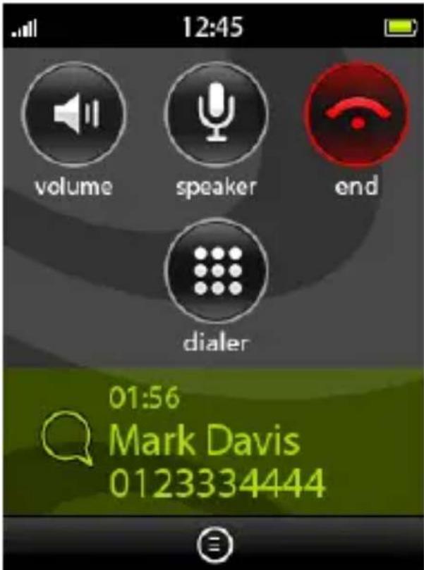 Modu T - Actions you can perform during a call - 1