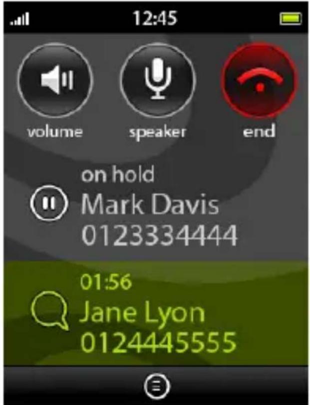 Modu T - Switch to a held call - 1