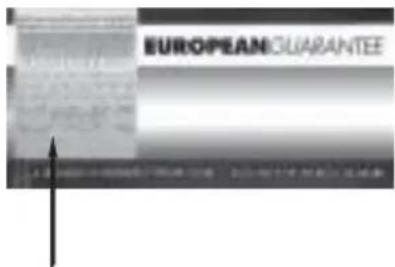 CANDY LB CTD 105 DE - Garantie - 1