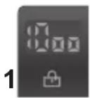 CANDY GV 148T3/1-37 - 1) DOOR LOCKED INDICATOR LIGHT - 1