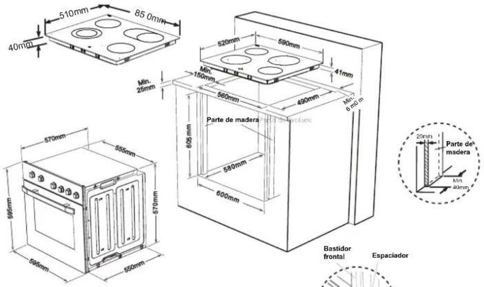 CANDY FUNP 611X - ELEGIR UN LUGAR PARA EL HORNO - 2