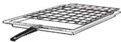 CANDY FCO 105/1 X - The tray holder - 1