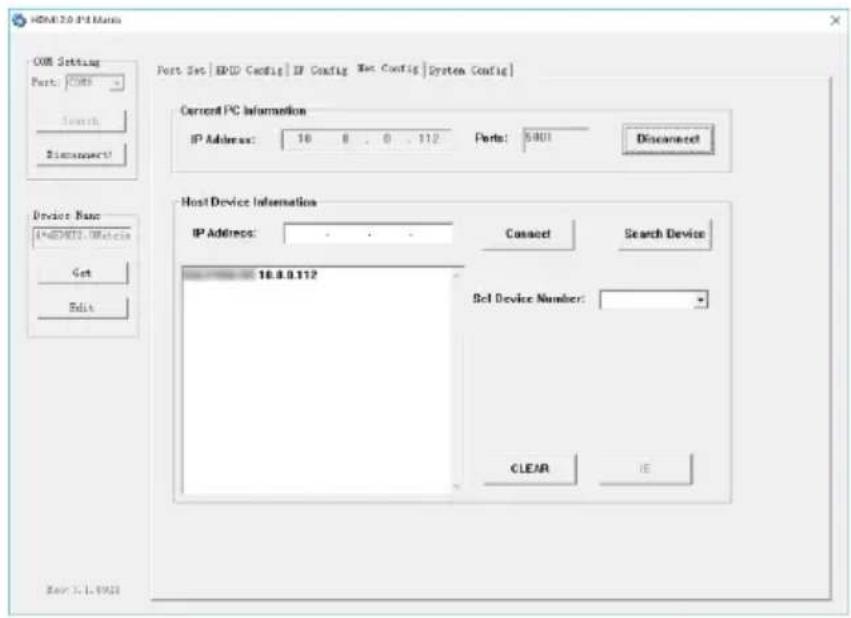 SY Electronics SY-MS44-18G - Net Config Panel - 2