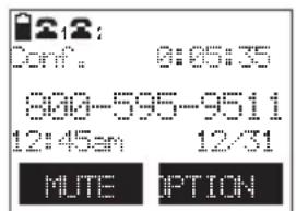 AT&T TL88102 - To select an option while on a conference call: - 1