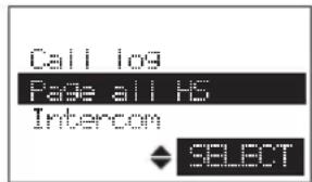 AT&T TL88102 - To start paging: - 1