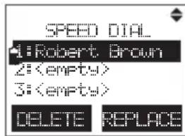 AT&T TL88102 - Delete a speed dial entry - 1