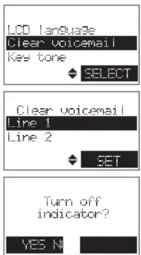 AT&T TL88102 - Clear voicemail indicator - 1
