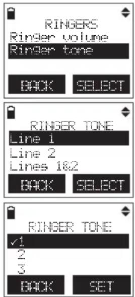 AT&T TL88102 - Ringer tone - 2