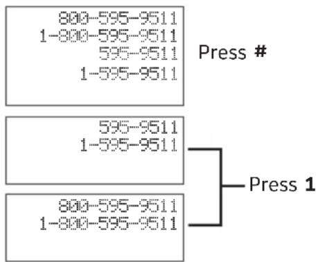 AT&T TL88102 - View dialing options - 1