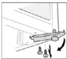 BOMANN GS 7325.1 - Replacing the door hinge - 2