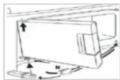 BOMANN KS 163.2 - Reversing the freezer door opening - 2