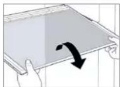 BOMANN KG 7331 - Removing / inserting the shelves - 1