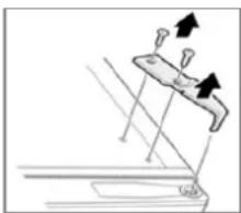 BOMANN KG 7331 - Replacing the door hinge - 1