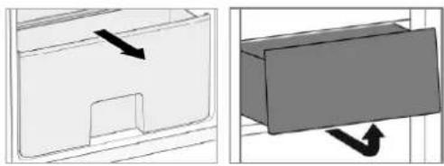 BOMANN KG 7331 - Removing / inserting the drawers - 1