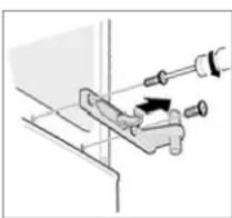 BOMANN DT 7318.1 - Replacing the door hinge - 2