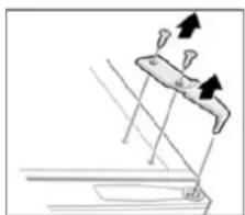 BOMANN DT 7318.1 - Replacing the door hinge - 1