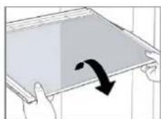 BOMANN DT 7318.1 - Removing / inserting the shelves - 1