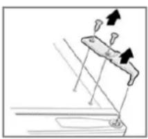 BOMANN KB 7235 - Replacing the door hinge - 1