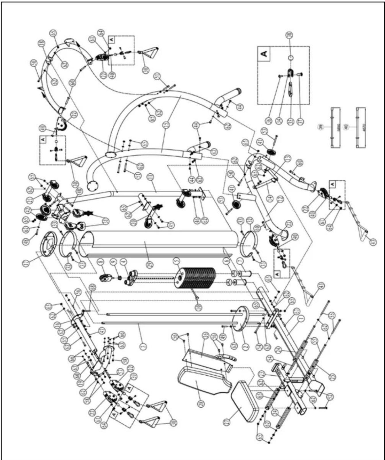 Finnlo Maximum M1 - Explosionszeichnung / Explosion drawing - 1