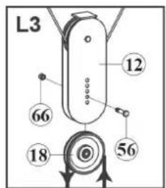 BodyCraft Lat Pull Tower - SCHRITT 6: Unteres Kabel montieren - 4
