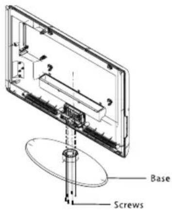 E-motion X32/69G-GB-TCU-UK - Attaching the stand - 2