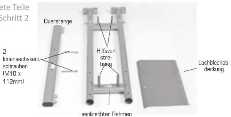 Finnlo Bioforce 3842 - SCHRITT 1 - Zusammenbau des Hauptrahmens - 2