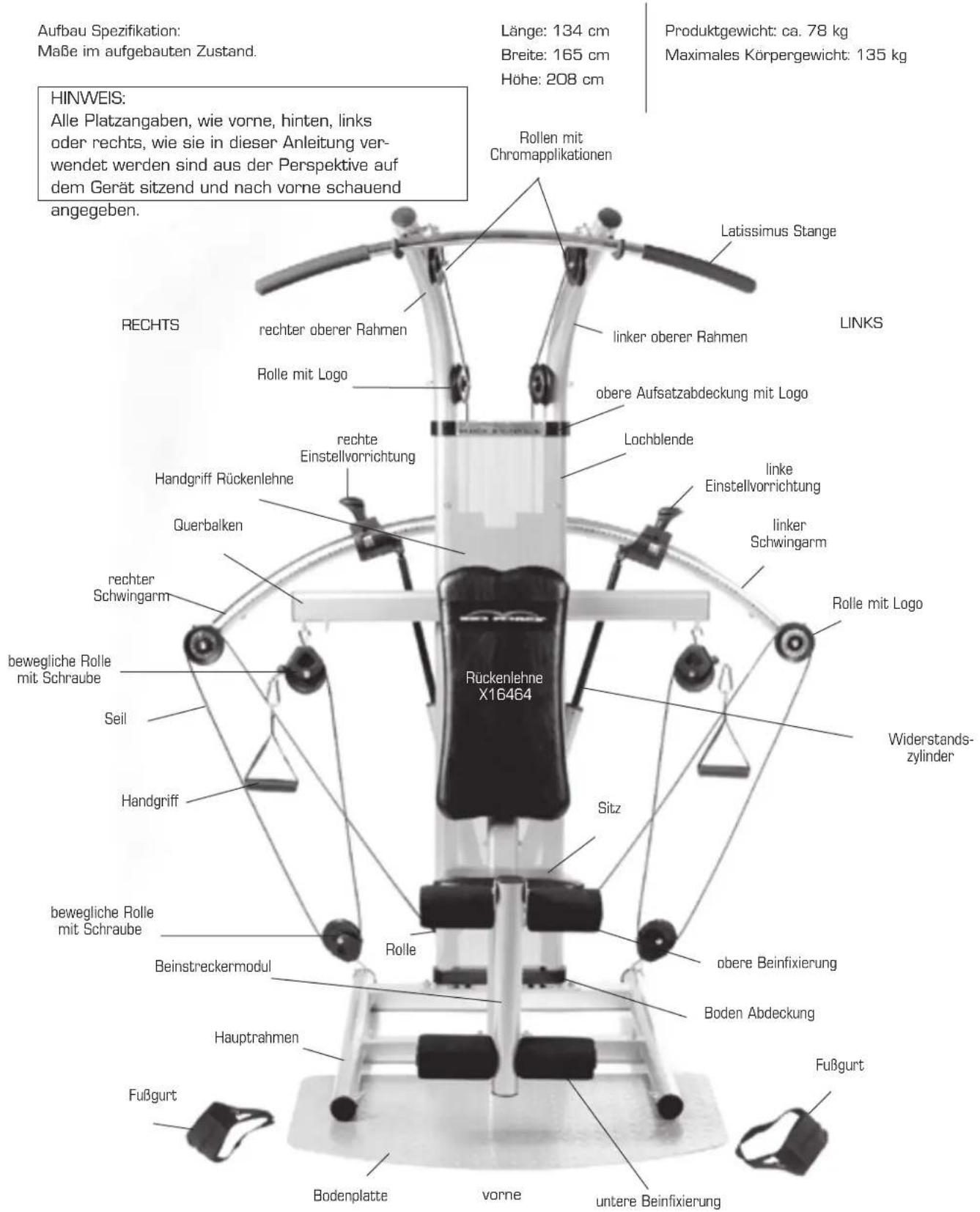 Finnlo Bioforce 3842 - SPEZIFIKATIONEN UND TEILE - 1