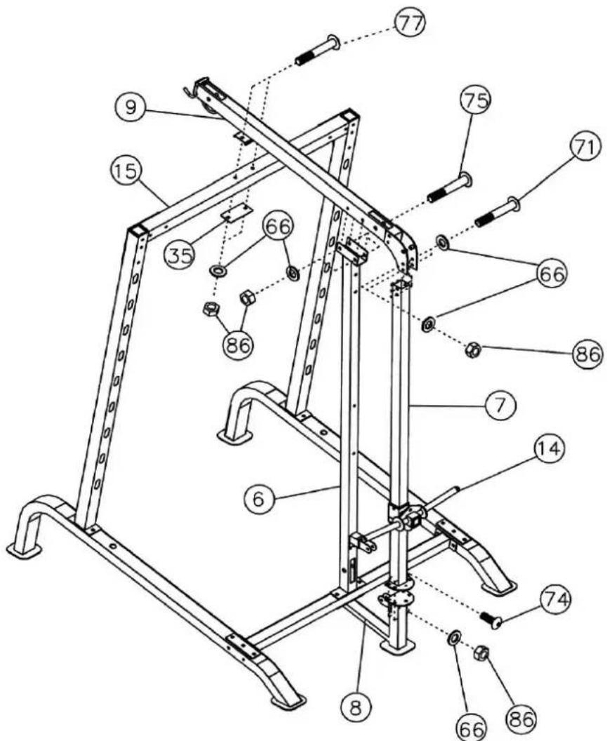 Marcy SM4000 - SCHRITT 4 (vgl. Abbildung 4) - 1