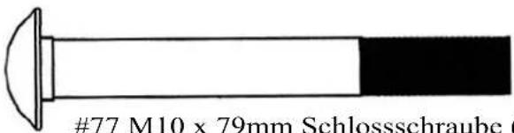 Marcy SM4000 - M10 x 89mm Schlossschraube (4) - 1