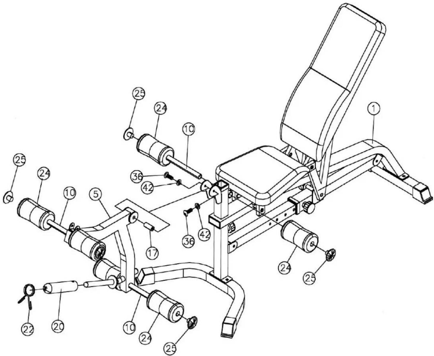 Marcy SM4000 - SCHRITT 4 (vgl. Abbildung 4) - 1