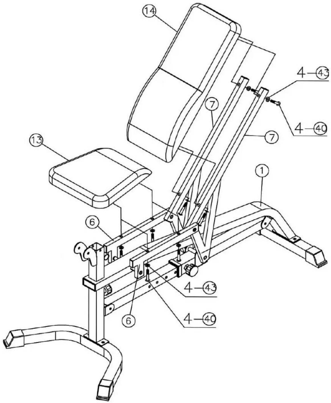 Marcy SM4000 - SCHRITT 3 (vgl. Abbildung 3) - 1
