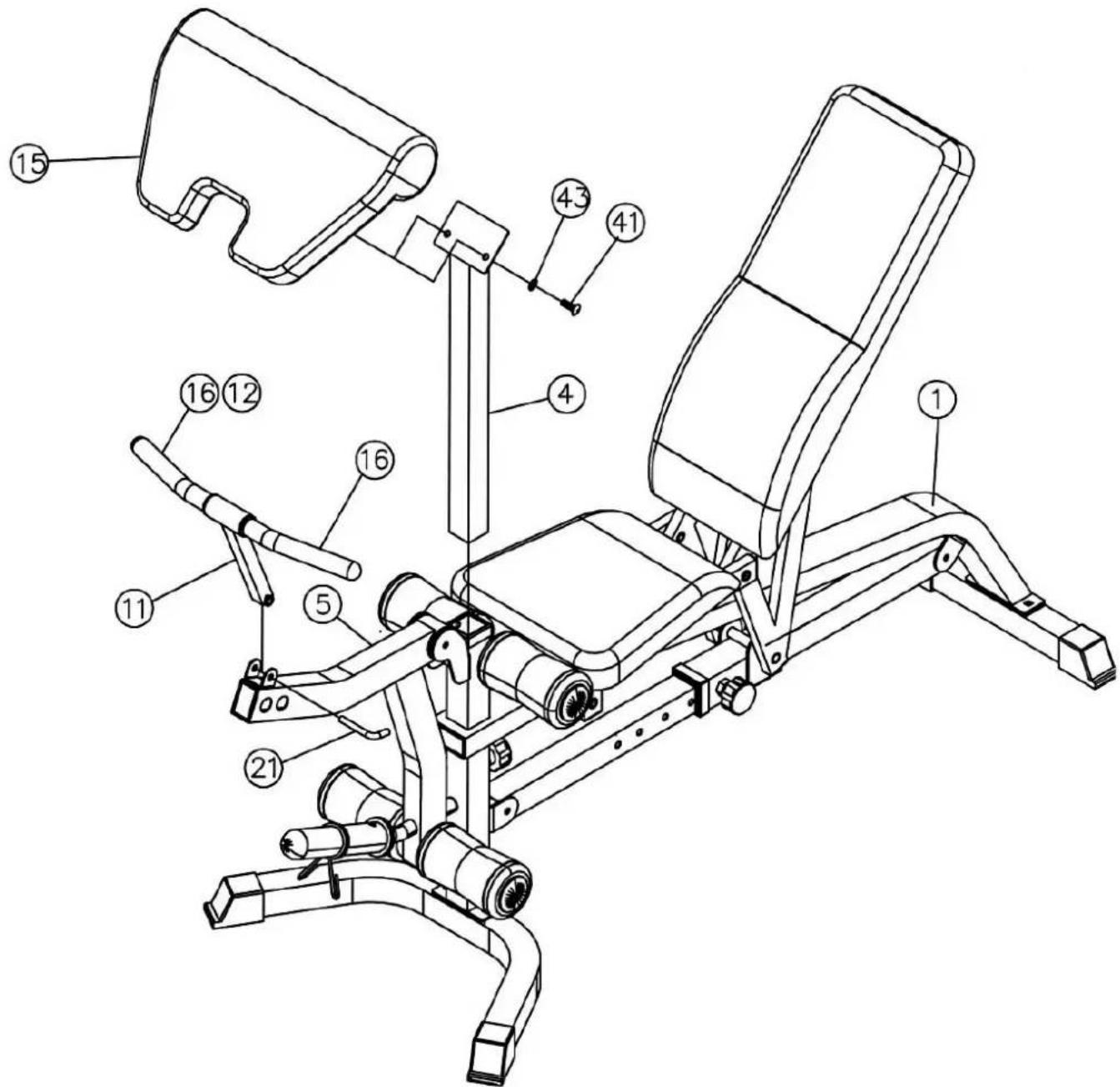 Marcy SM4000 - SCHRITT 5 (vgl. Abbildung 5) - 1