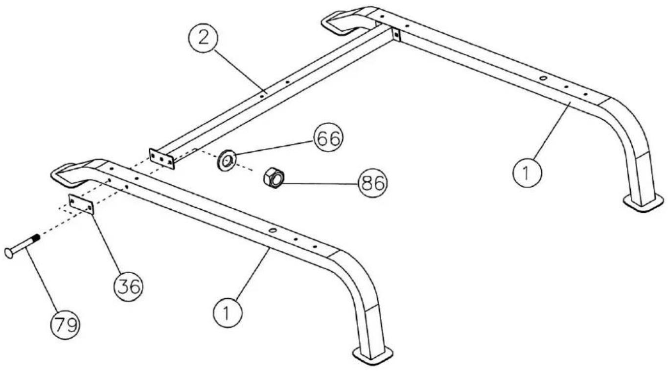 Marcy SM4000 - SCHRITT 1 (vgl. Abbildung 1) - 1