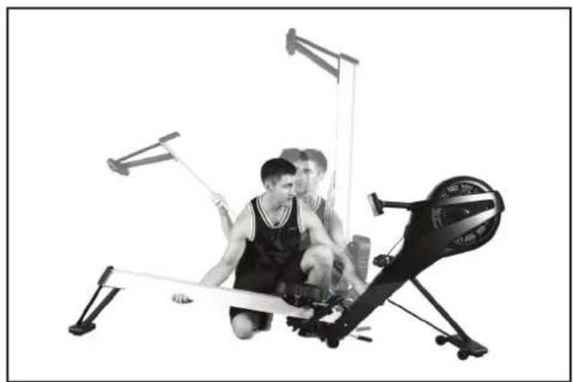 Duke Fitness Aquon Evolution - Klappen des Rudergerätes Folding of the rowing machine - 2