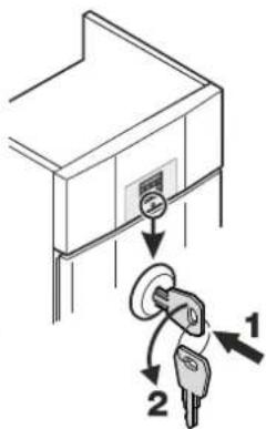 LIEBHERR GKPv 6540 - Locking the appliance - 1