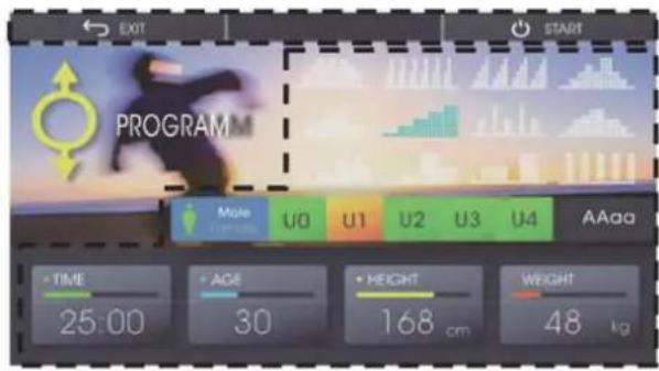 Cardiostrong EX80 Plus - Voreingestellte Programme - 1