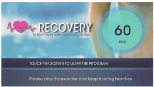 Cardiostrong EX80 Plus - RECOVERY-Funktion: - 1