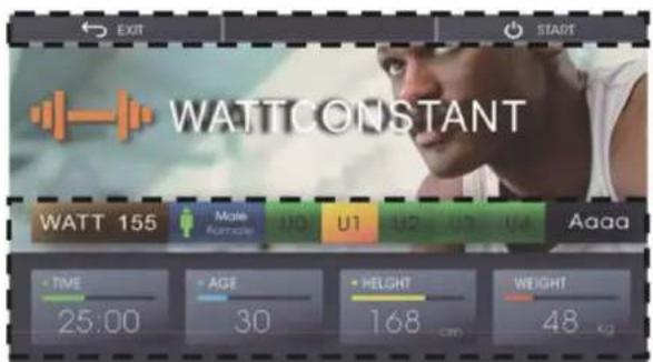 Cardiostrong EX80 Plus - Wattprogramm - 1