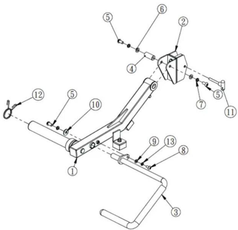 TAURUS Multi Smith Pro - Explosionszeichnung - Jammer Arm - 1