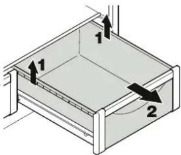 LIEBHERR CBNbe 6256 - Inserting the BioFresh drawer - 1