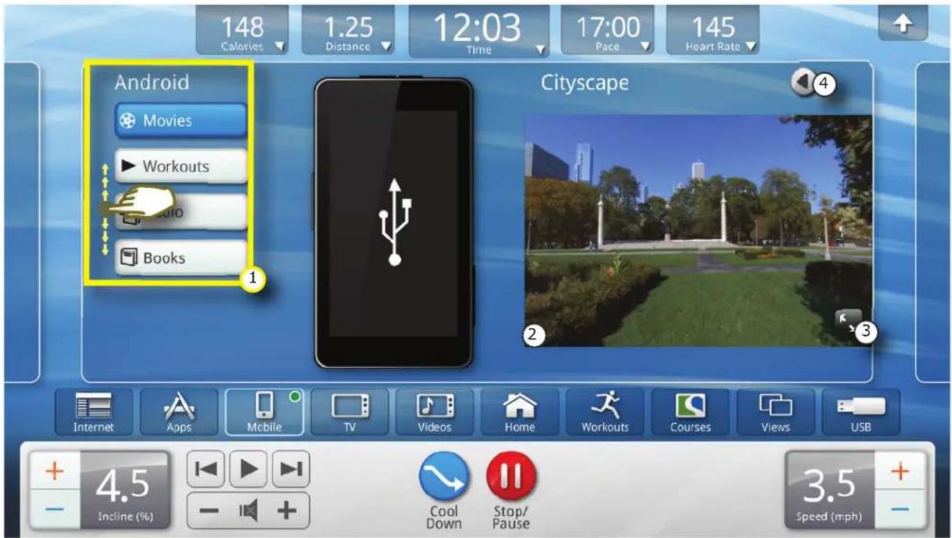 Life Fitness Platinum Club Series Discover SE - MOBILES GERÄT (ANDROID) - 2