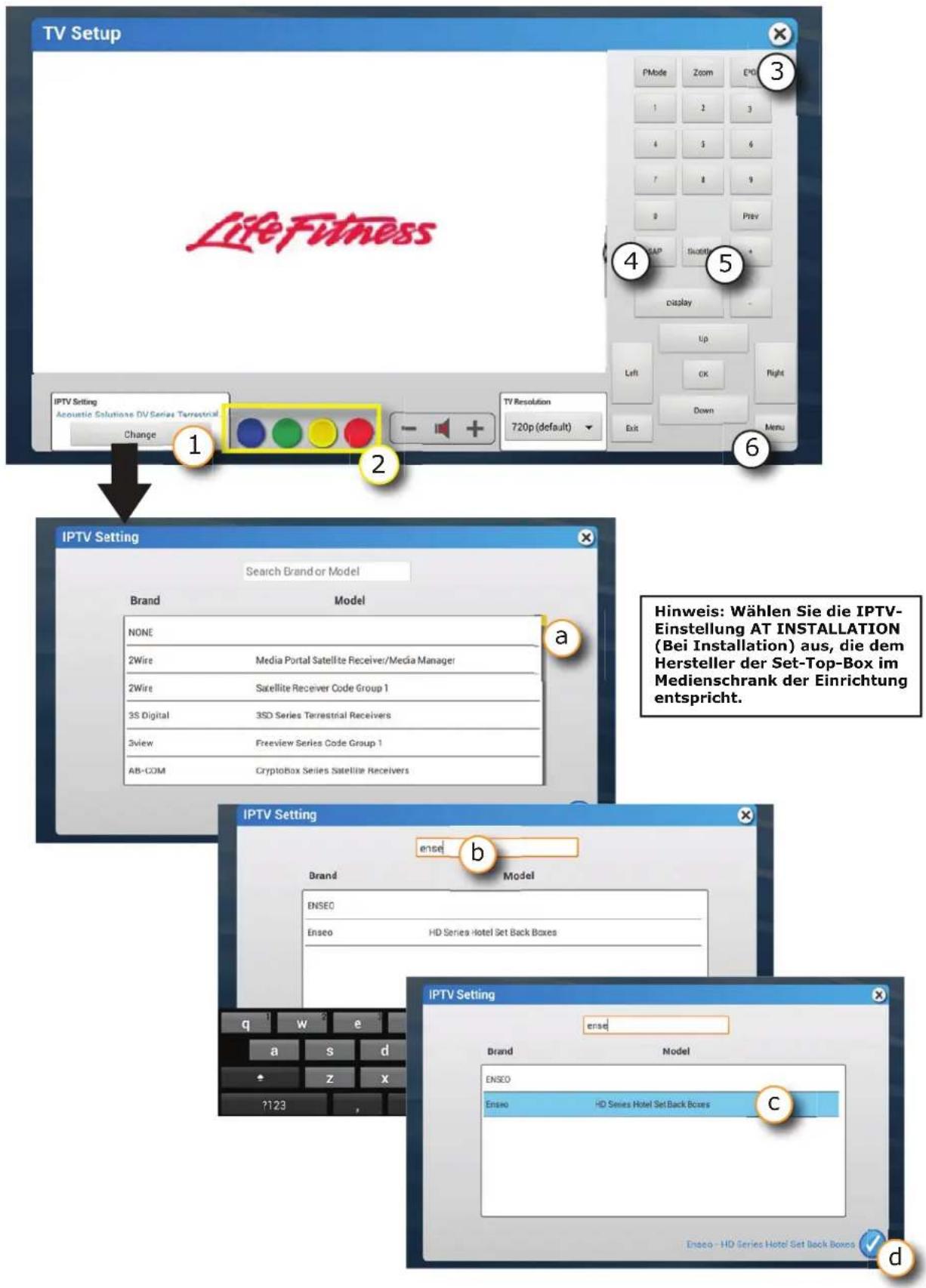 Life Fitness Platinum Club Series Discover SE - Kanalliste hochladen - 2