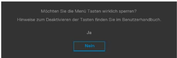 DELL UltraSharp U4021QW - Verwenden Sie das Menü Sperren, um die Taste(n) zu sperren. - 3