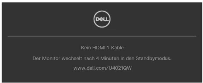 DELL UltraSharp U4021QW - Selbsttest - 2