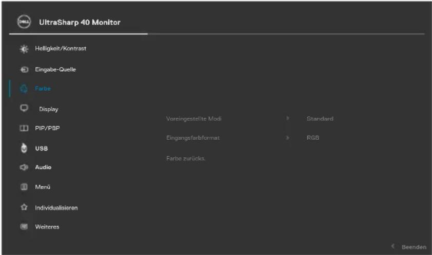 DELL UltraSharp U4021QW - Eingangsquelle Wählen Sie über das Menü Input Source - 4