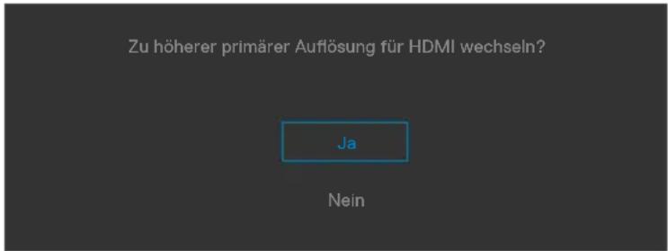 DELL UltraSharp U4021QW - Umschalten auf niedrigere / höhere primäre Auflösung - 5