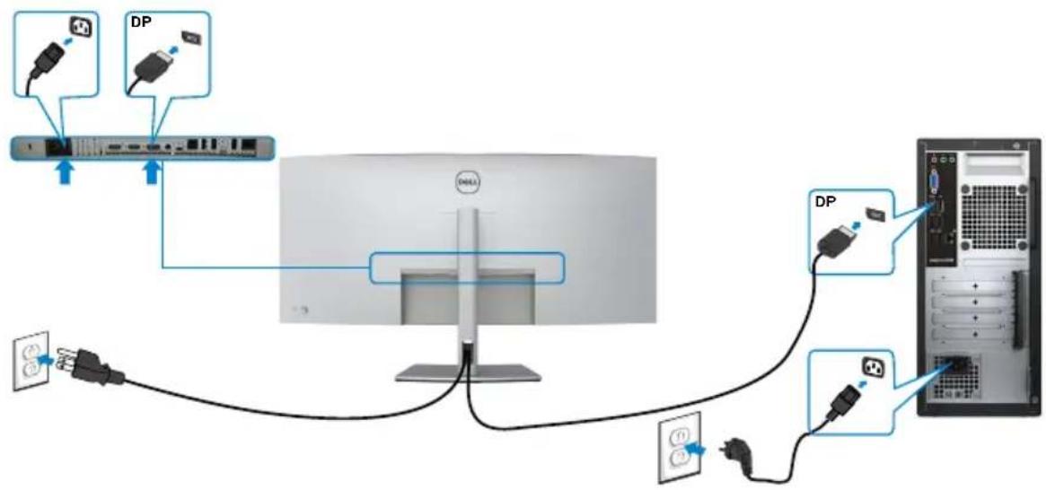 DELL UltraSharp U4021QW - Umschalten auf niedrigere / höhere primäre Auflösung - 8