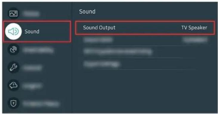 SAMSUNG UA50TU8100K - When no sound comes out of the TV, or the sound is breaking up - 5