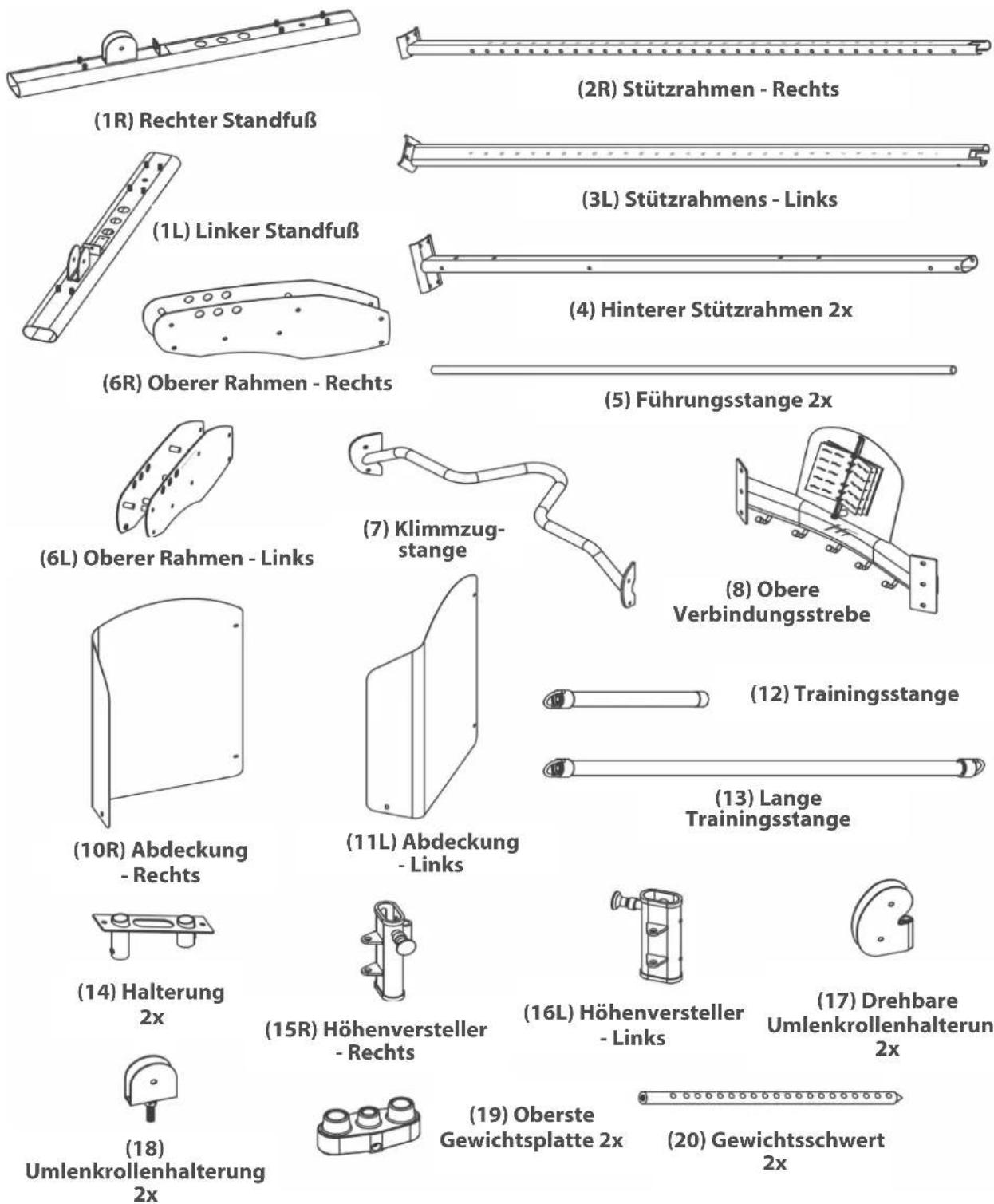 BodyCraft F603 - VORSICHT - 1