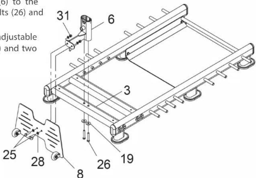 TAURUS Commercial Hip Thrust - Step 2: Assembly of the pedal - 1